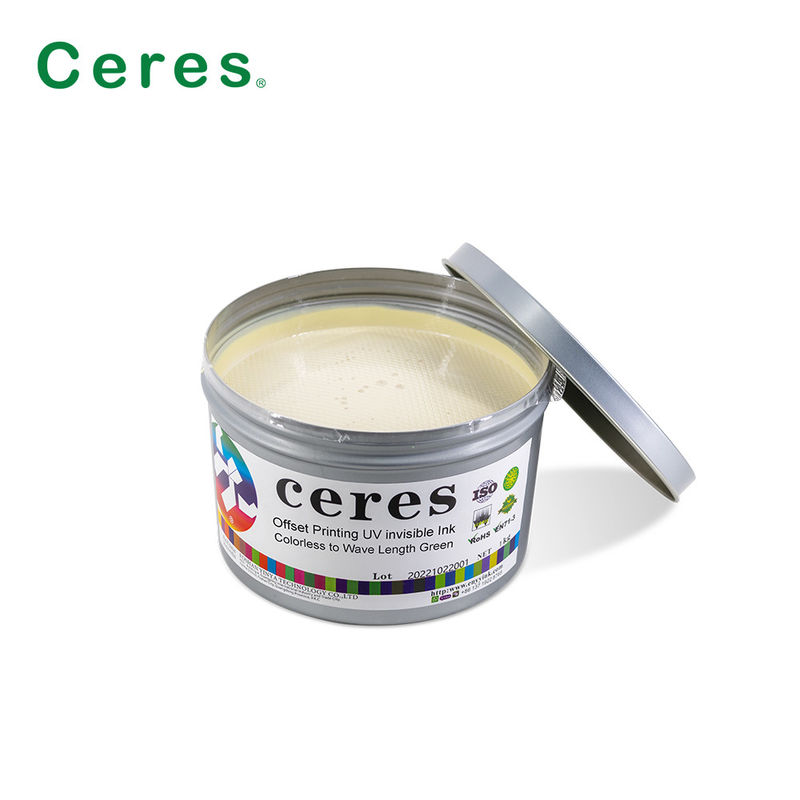 Ceres UV Invisible Ink Colorless To Green স্বাভাবিক শুকনো
