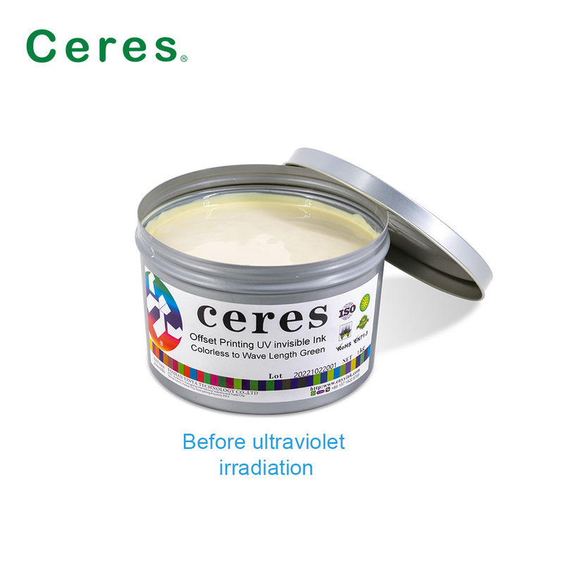 Ceres UV Invisible Ink Colorless To Green স্বাভাবিক শুকনো
