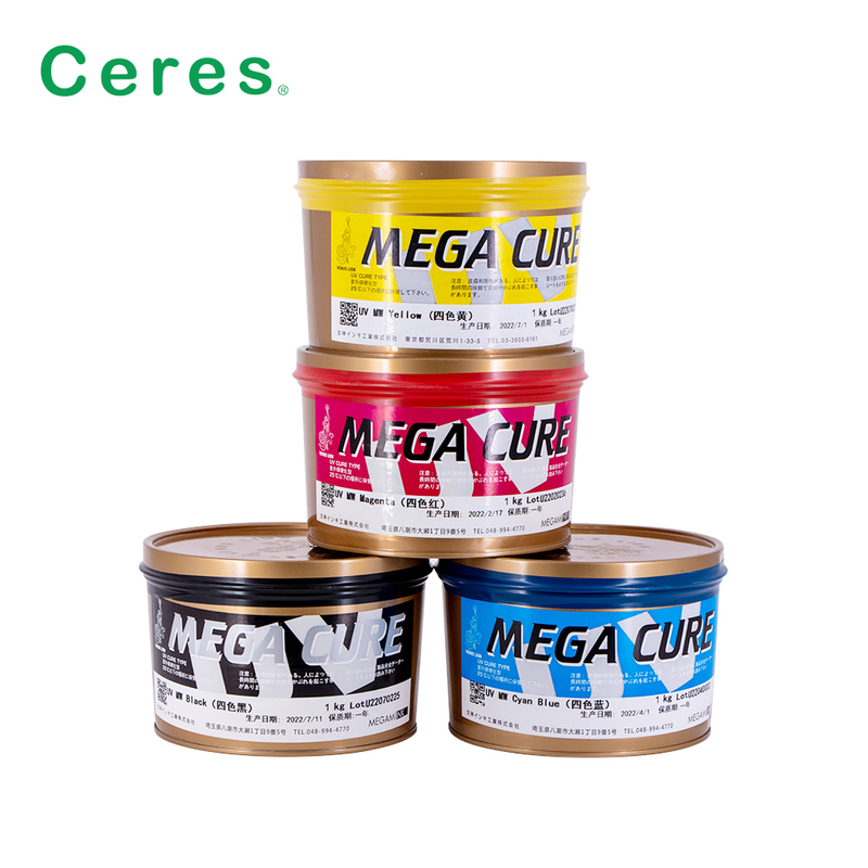 NW 43 উচ্চমানের মুদ্রণের জন্য 14001 সার্টিফিকেশন এবং 12 মাসের শেল্ফ লাইফ সহ বেগুনি ইউভি অফসেট কালি