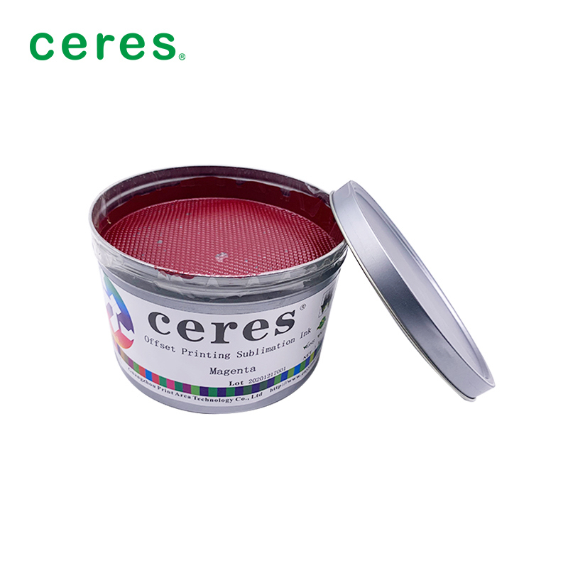 অফসেট প্রিন্টিংয়ের জন্য ম্যাজেন্টা সাবলাইমেশন কালি, সামান্য রঙের পার্থক্য, ভালো পুনরুৎপাদনযোগ্যতা এবং ৪ কালার মেশিনের উপযুক্ততা