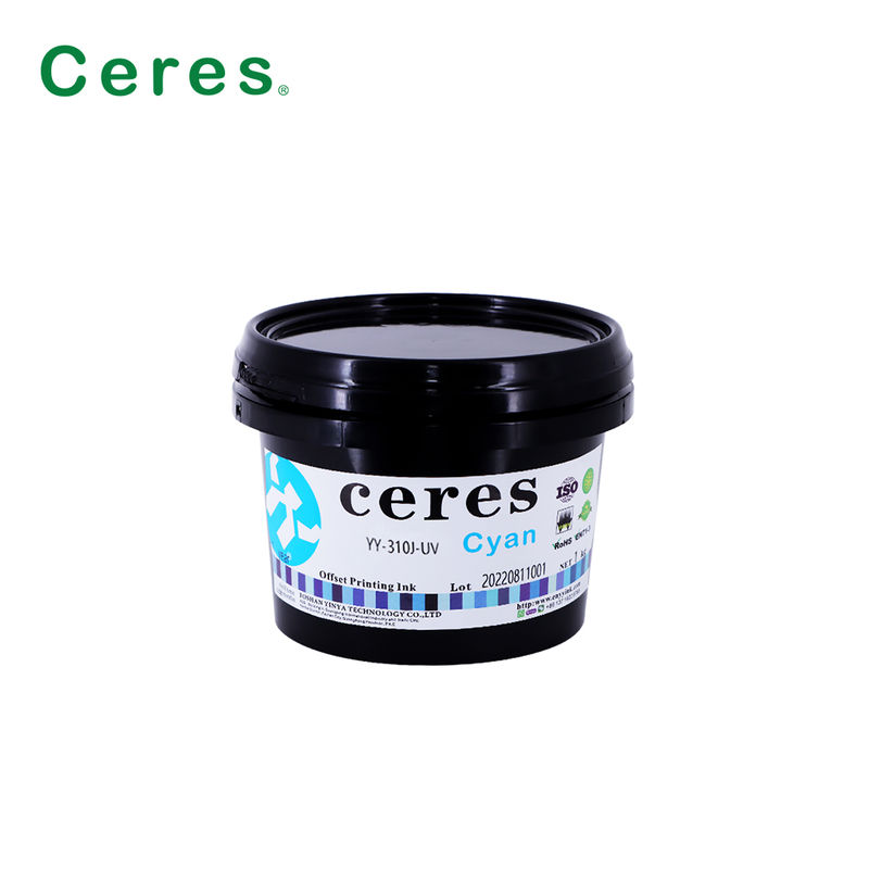 হাই-এন্ড প্রিন্টিংয়ের জন্য 24 মাসের ওয়ারেন্টি সহ অর্থনৈতিক এবং দক্ষ ইউভি অফসেট কালি