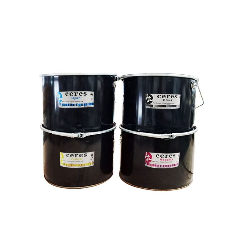 সংবাদপত্রের মুদ্রণ 20 কেজি লোহার ব্যারেলে সংবাদপত্রের মুদ্রণের জন্য কোল্ডসেট ওয়েব অফসেট কালি দ্রাবক ভিত্তিক