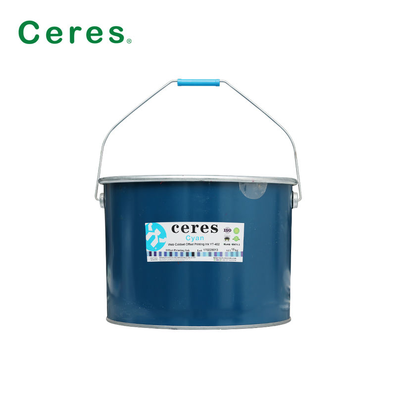 ওয়েব কোল্ডসেট অফসেট প্রিন্টিং কালি নিউজপেপার মুদ্রণের জন্য লোহার ব্যারেল প্যাকিংয়ে শক্তিশালী কালি স্থানান্তর সহ