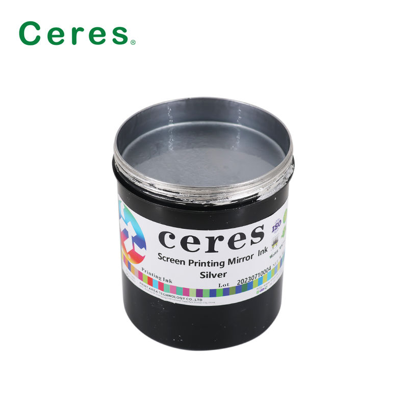 অফসেট প্রিন্টিংয়ের জন্য উচ্চ চকচকে সিলভার মিরর কালি, ২ বছরের মেয়াদ এবং এ+ গ্রেড মানের সাথে