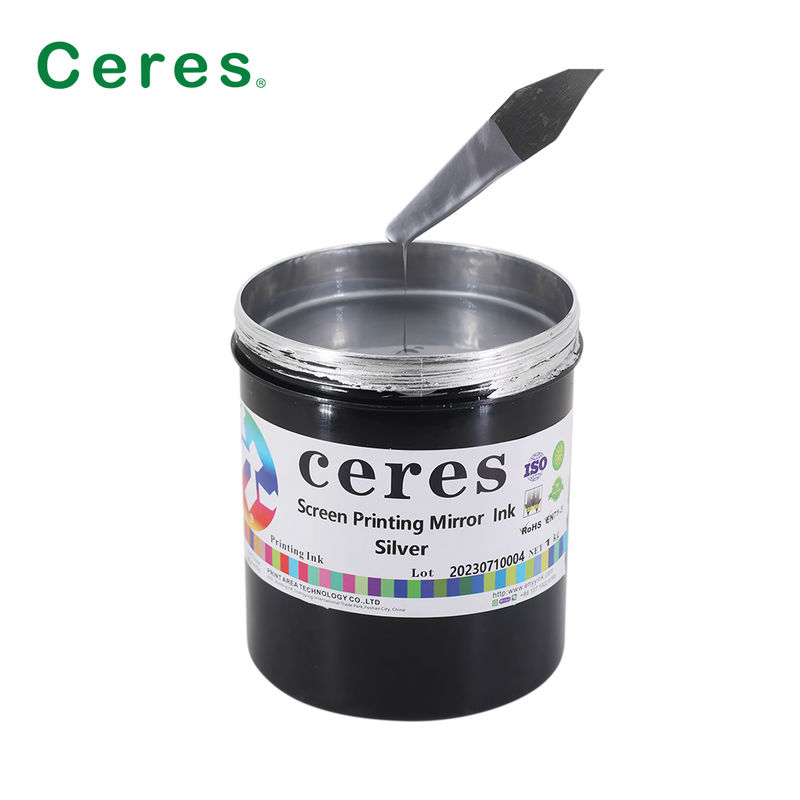 অফসেট প্রিন্টিংয়ের জন্য উচ্চ চকচকে সিলভার মিরর কালি, ২ বছরের মেয়াদ এবং এ+ গ্রেড মানের সাথে