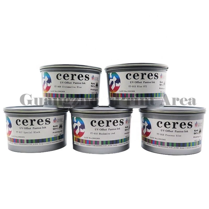 YT-910 ইউভি অফসেট কালি 24 মাসের ওয়ারেন্টি সহ 100% নিরাপদ এবং প্যাকেজ মুদ্রণের জন্য পরীক্ষিত