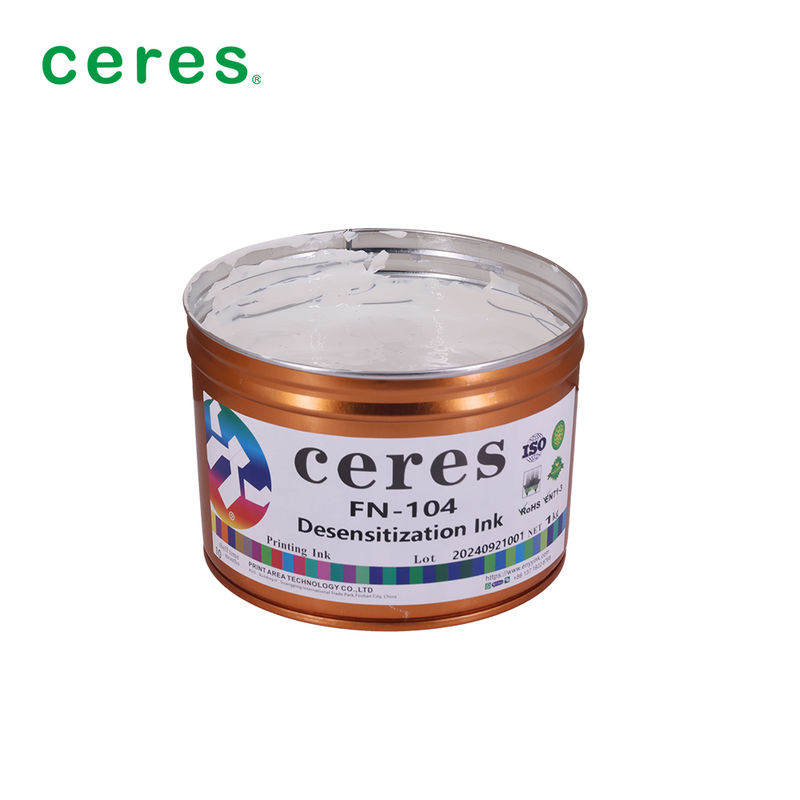 এক্সপ্রেস বিলের জন্য সাদা সলভেন্ট ভিত্তিক অফসেট প্রিন্টিং কালি ১ কেজি/ক্যান প্যাকেজিংয়ে