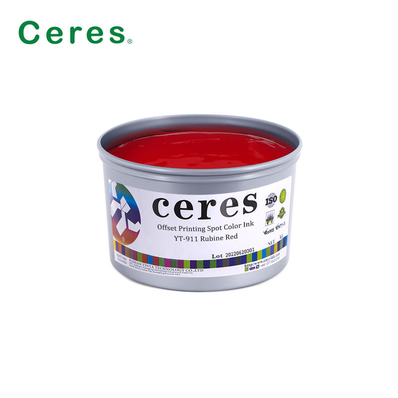 প্যাকেজ প্রিন্টিংয়ের জন্য উচ্চ অপ্যাক্টিভিটি সহ প্যানটোন স্পট কালার সোলভেন্ট ভিত্তিক অফসেট প্রিন্টিং কালি