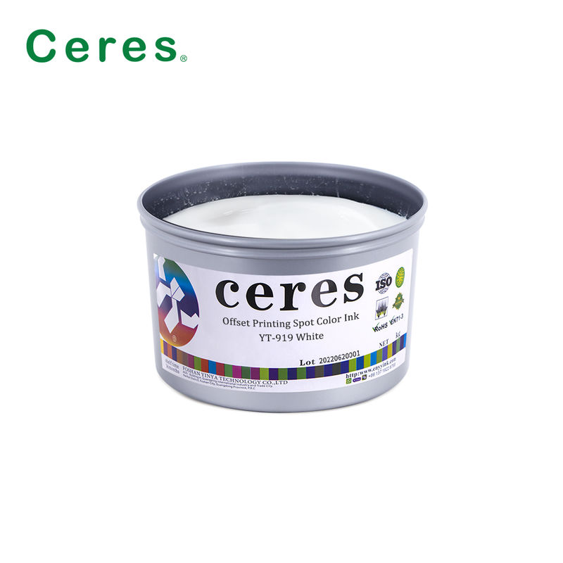 প্যাকেজ প্রিন্টিংয়ের জন্য উচ্চ অপ্যাক্টিভিটি সহ প্যানটোন স্পট কালার সোলভেন্ট ভিত্তিক অফসেট প্রিন্টিং কালি