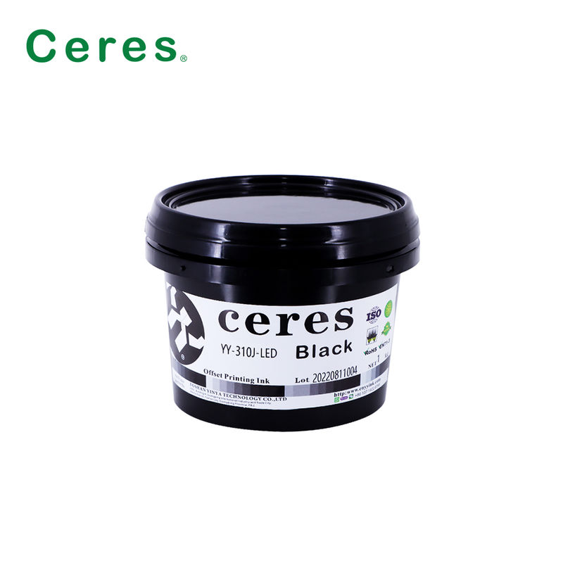 ইউভি অফসেট কালি উষ্ণ লাল রঙ অফসেট প্রিন্টিংয়ের জন্য ভাল স্থানান্তর পারফরম্যান্স সহ দ্রুত শুকনো