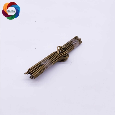 নোটবুক মুদ্রণ ডাবল লুপ ওয়্যার 115mm দৈর্ঘ্য নাইলন ক্যালেন্ডার হ্যাঙ্গার ওয়্যার বাঁধাই